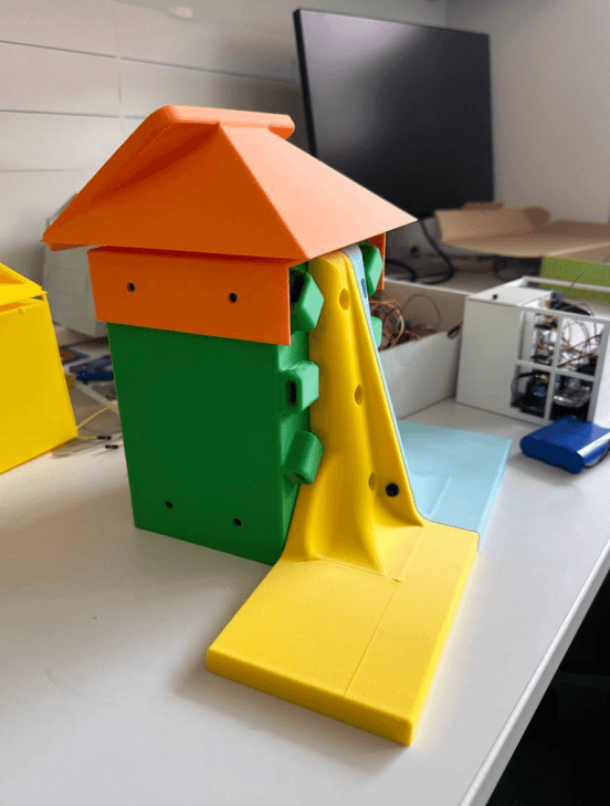 V3 printed outdoor air-quality sensor enclosure prototype